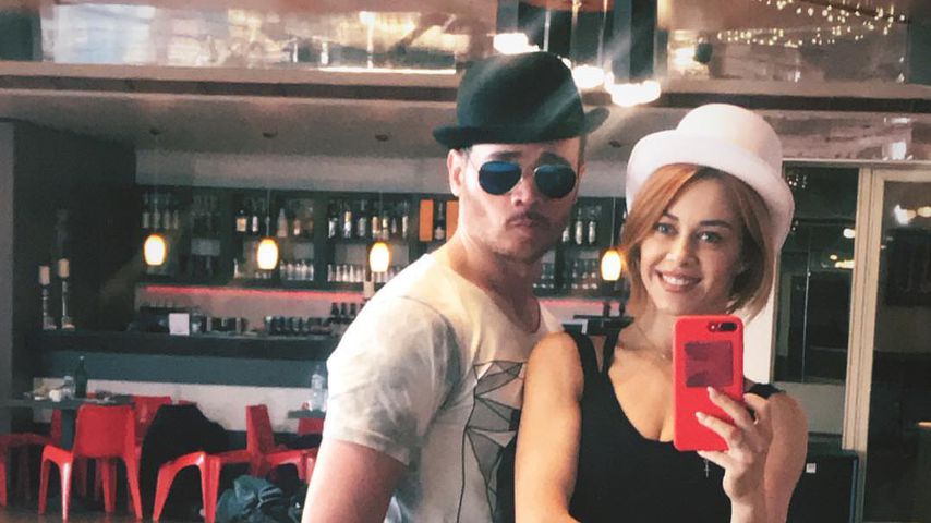 Bela Klentze und Oana Nechiti beim "Let's Dance"-Training