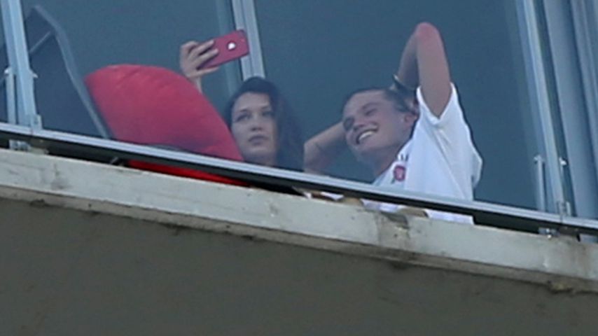 Bella Hadid und Jordan Barrett in New York