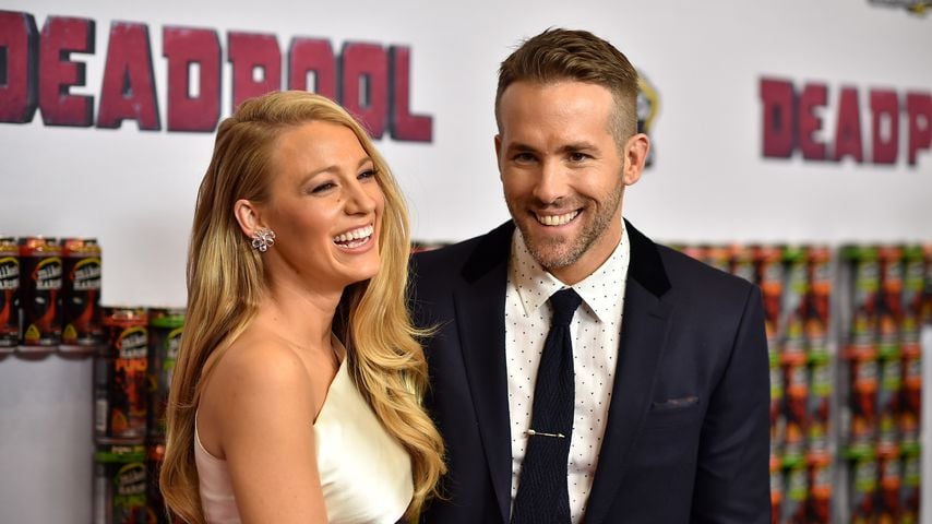 Blake Lively und Ryan Reynolds bei einem "Deadpool"-Fan-Event in New York