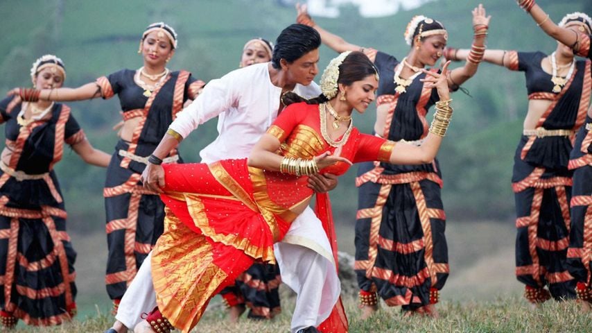Shah Rukh Khan bei einer Bollywood-Tanzszene