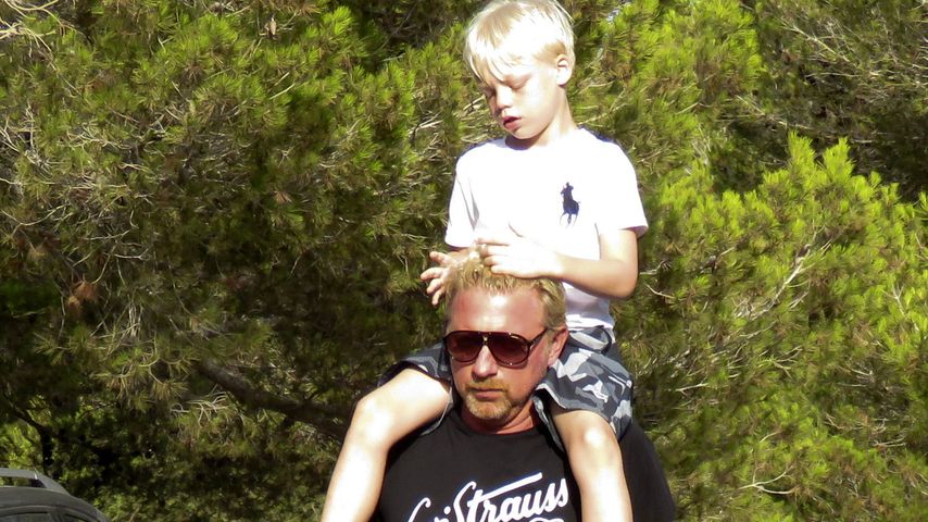 Boris Becker und sein Sohn Amadeus im Urlaub auf Ibiza