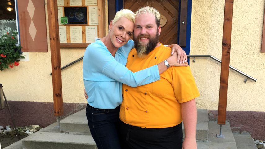 Brigitte Nielsen und Wirt Sebastian bei "Wirt sucht Liebe"