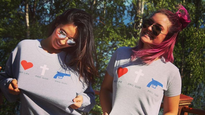 Bristol Palin (l.) mit einer Freundin