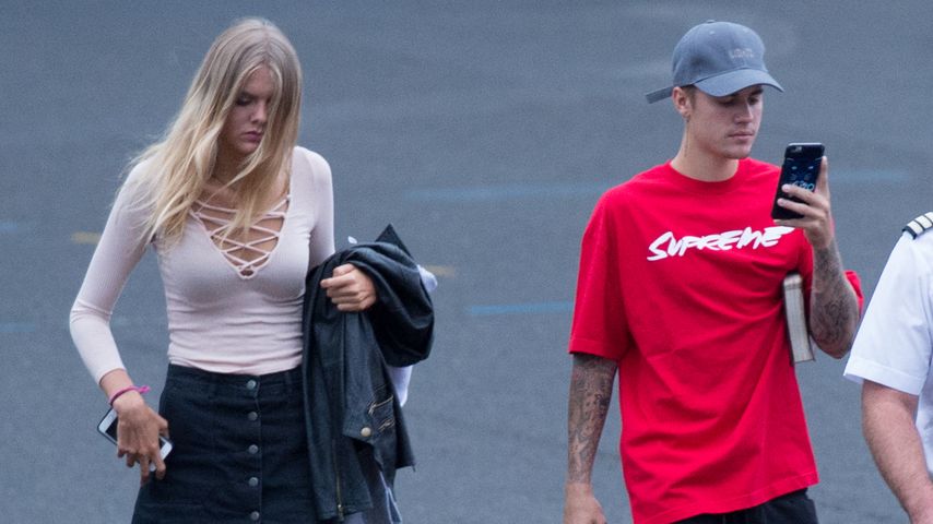 Bronte Blampied und Justin Bieber