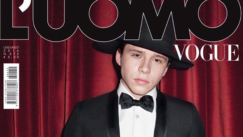 Brooklyn Beckham auf der italienischen Männer-Vogue