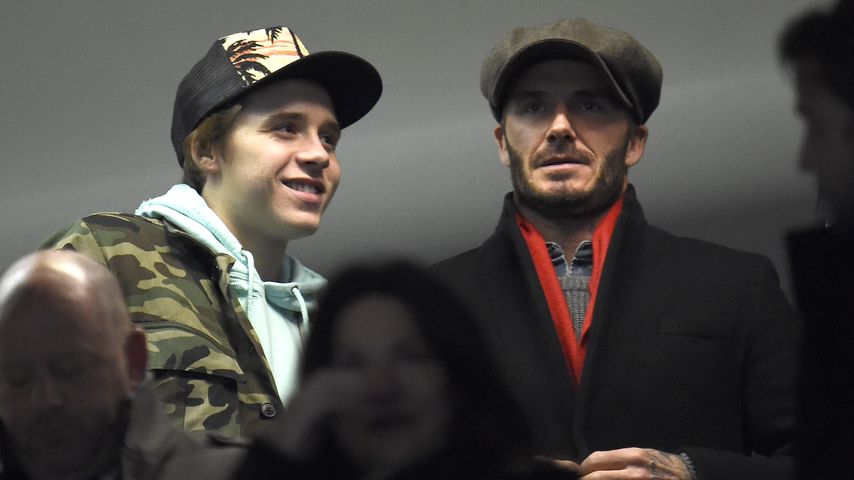 David Beckham und Brooklyn Beckham