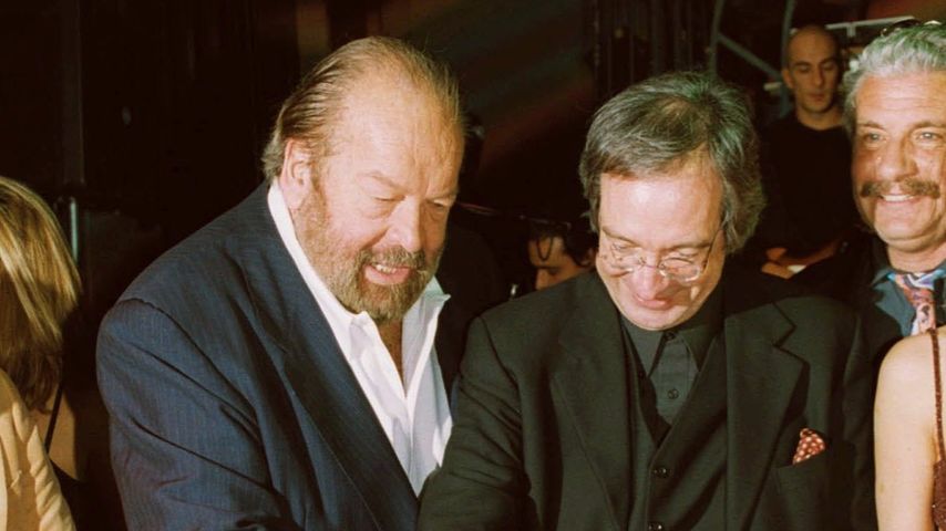 Bud Spencer am 40. Geburtstag seines Sohnes Guiseppe