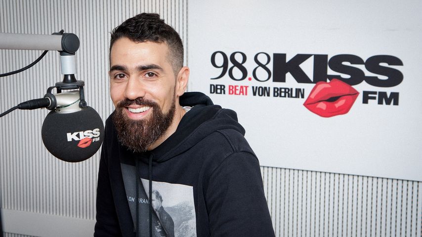 Rapper Bushido bei Kiss FM
