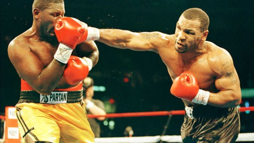 Buster Mathis Jr. und Mike Tyson 1995
