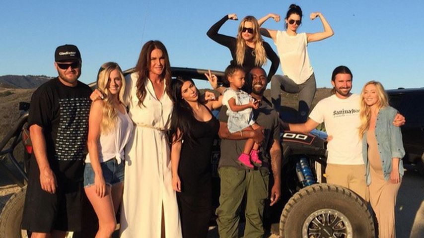 Kim Kardashian, Kanye West, North West und Caitlyn Jenner