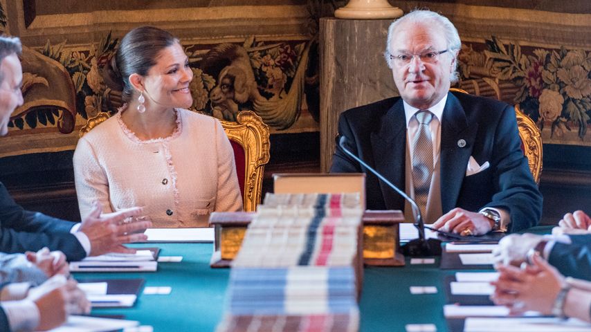 Prinzessin Victoria von Schweden und Carl Gustaf