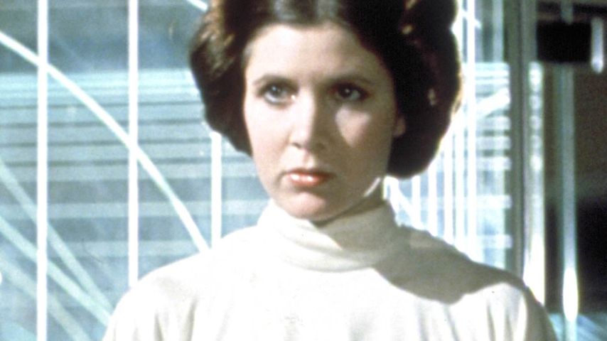 Carrie Fisher als Prinzessin Leia in Star Wars 1977