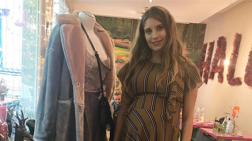 Cathy Hummels auf dem Ebay-Event in München