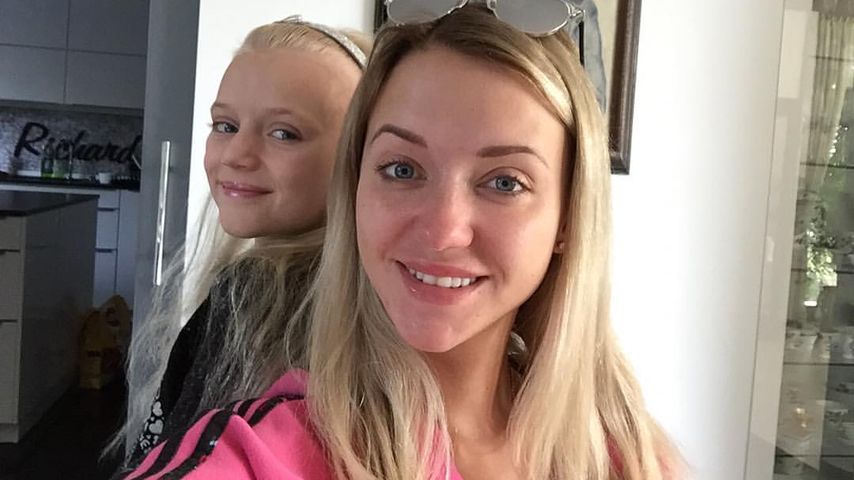 Cathy Lugner mit ihrer Tochter Léonie