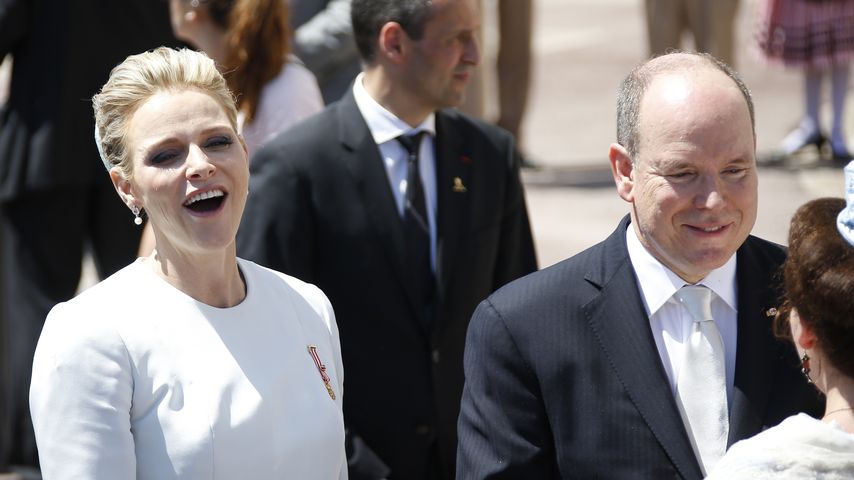 Fürstin Charlène und Albert II von Monaco