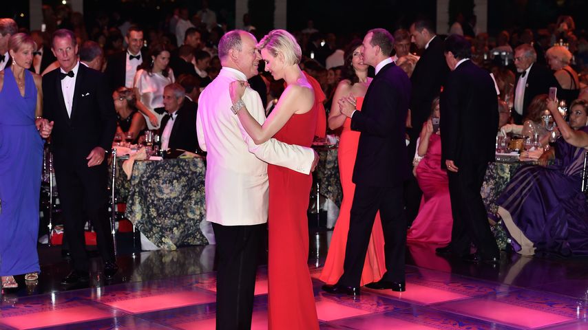 Fürstin Charlène und Albert II von Monaco