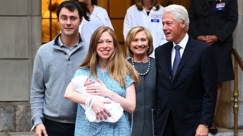 Mark Mezvinsky, Chelsea, Hillary und Bill Clinton