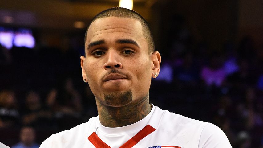 Chris Brown im September 2016 bei einem Basketballspiel in Los Angeles