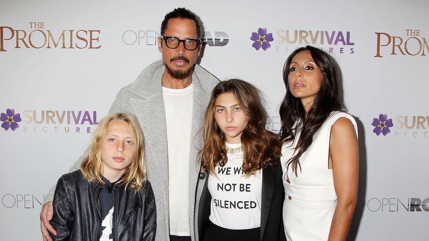 US-Sänger Chris Cornell mit Familie