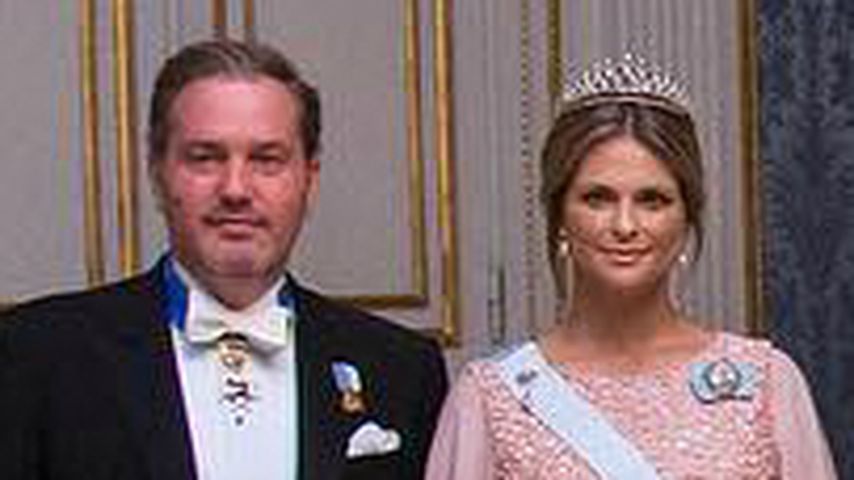 Chris O'Neill und Prinzessin Madeleine beim Nobelpreis-Empfang