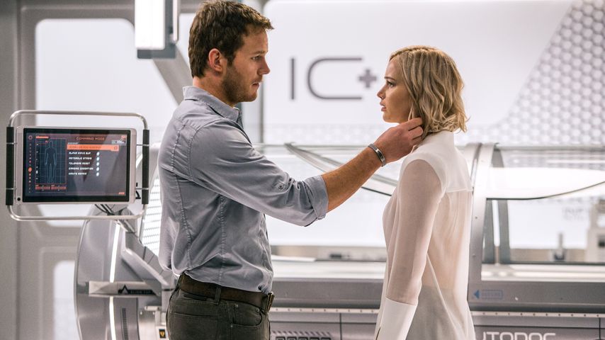 Chris Pratt und Jennifer Lawrence in "Passengers"