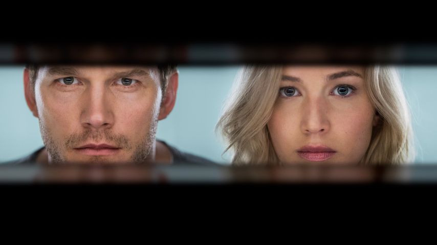 Chris Pratt und Jennifer Lawrence in "Passengers"