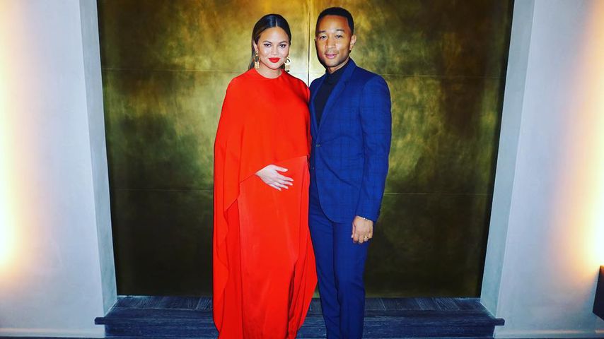 Chrissy Teigen und John Legend auf Ellen DeGeneres Geburtstagsparty