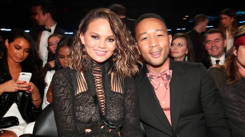 Chrissy Teigen und John Legend bei den Grammy-Awards 2017