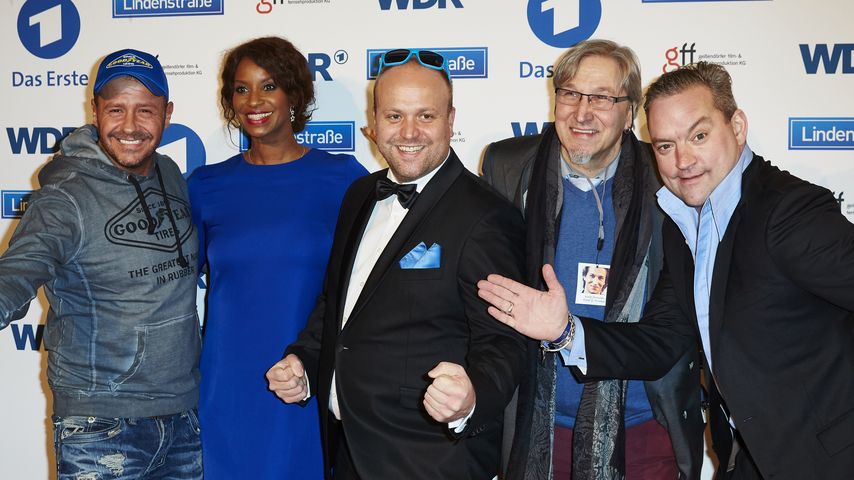 Christian Kahrmann (re.) mit Lindenstraße-Kollegen