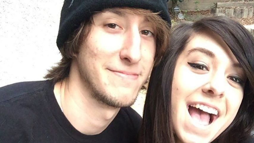 Sängerin Christina Grimmie mit ihrem Bruder Mark