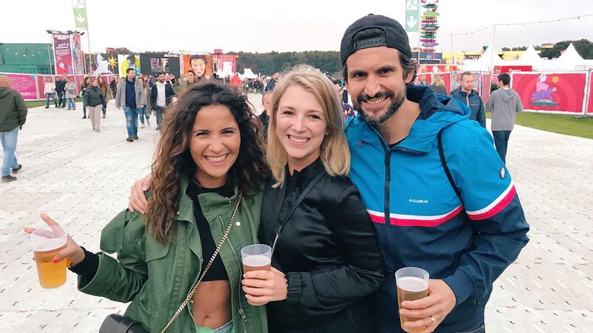 Chryssanthi Kavazi, Iris Mareike Steen und Tom Beck auf dem "Lollapalooza"-Festival 2017