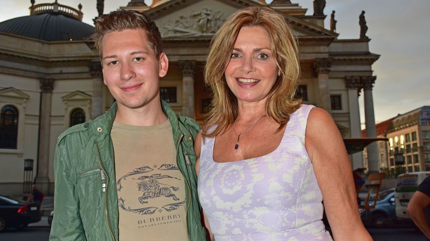 Clemens Trischler und Maren Gilzer bei der Fashion Week