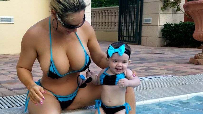 Coco Austin und Baby Chanel Nicole im Familienurlaub in Florida