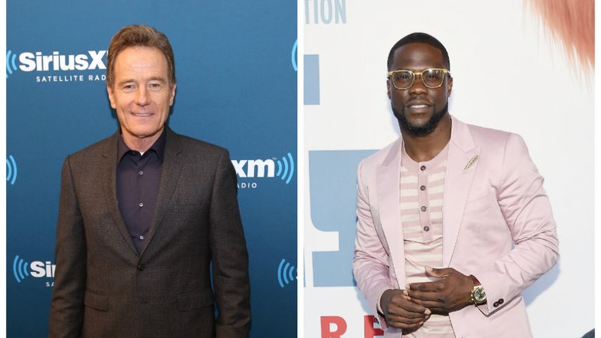 Die Hollywood-Stars Bryan Cranston und Kevin Hart