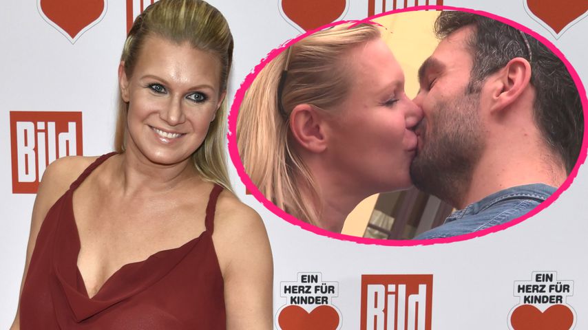 Magdalena Brzeska im Knutsch-Shooting mit ihrem Roland