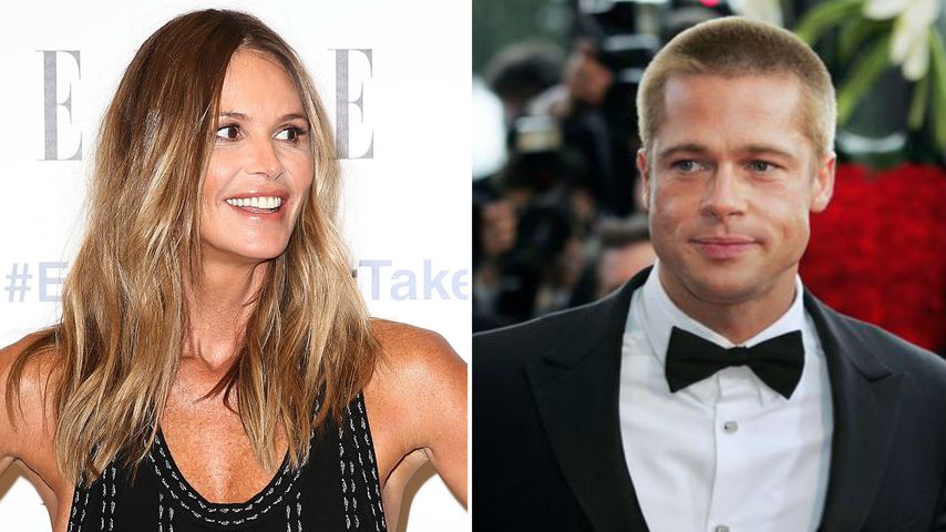 Collage von Elle MacPherson und Brad Pitt