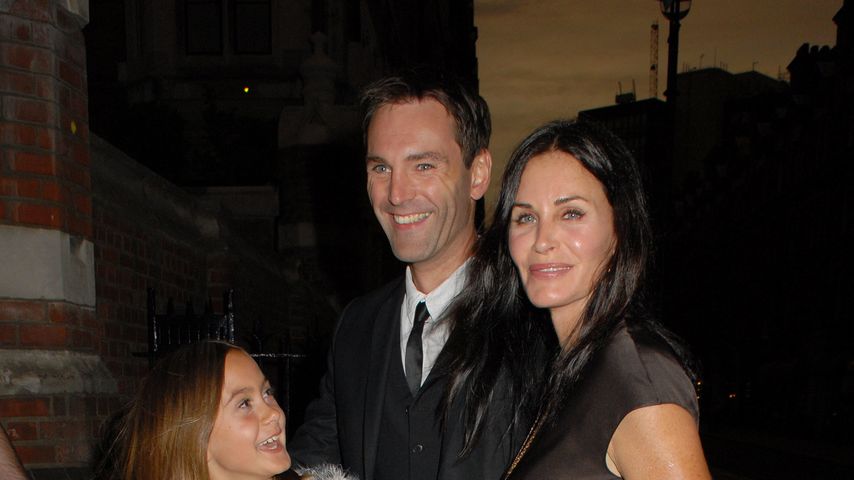 Courteney Cox, Johnny McDaid und Coco Arquette