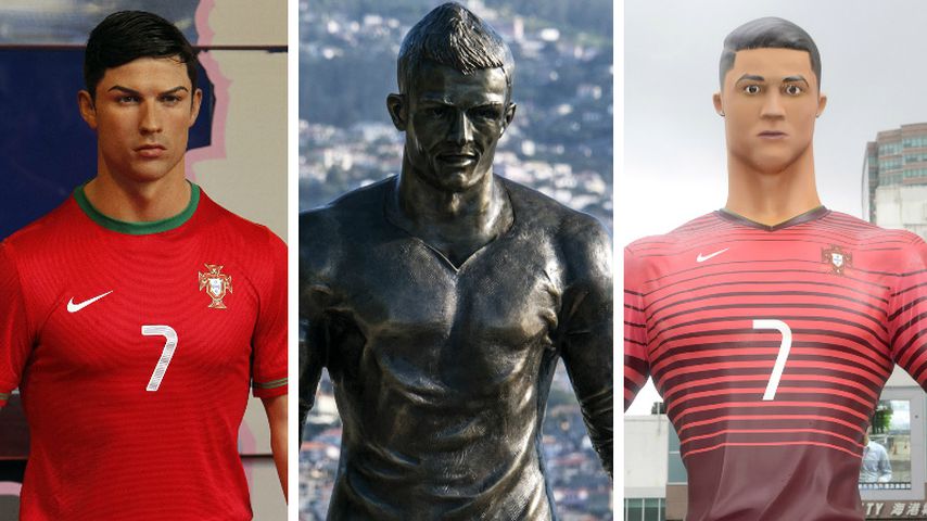 Steifer Penis, Matsch-Augen: CR7 wird durch Kunst verhunzt
