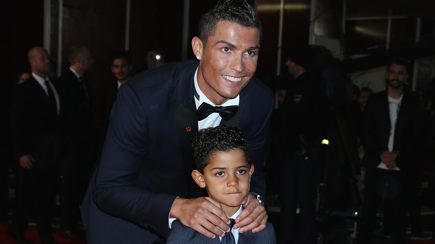 Cristiano Ronaldo und Cristiano Ronaldo Jr.