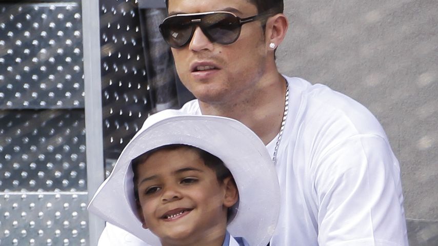 Cristiano Ronaldo und Cristiano Ronaldo Jr.