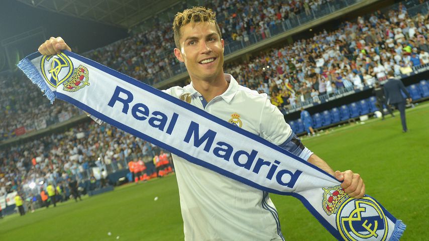 Cristiano Ronaldo nach einem Sieg von Real Madrid