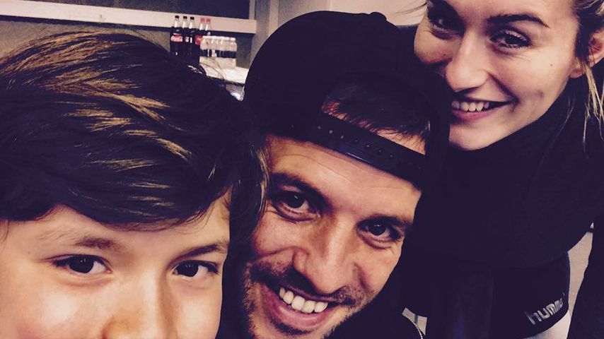 Damian und Rafael van der Vaart mit Estavana Polman