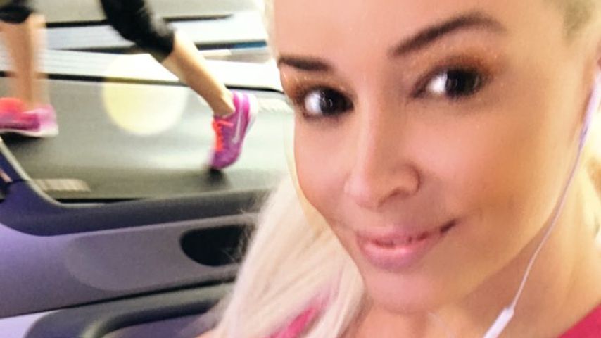 Daniela Katzenberger auf dem Laufband