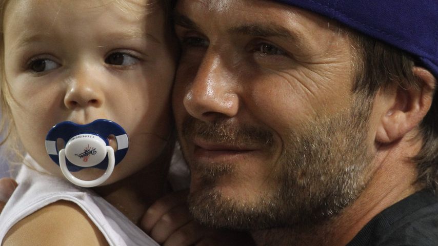 David Beckham und Harper Seven Beckham