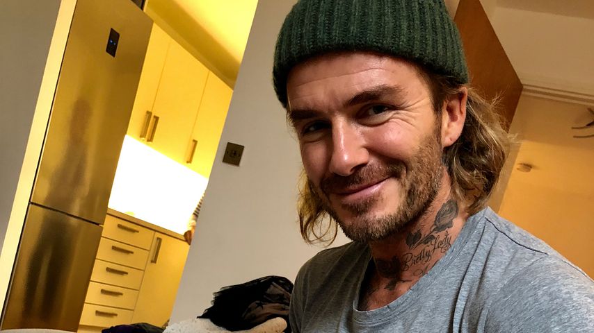 David Beckham mit seiner Nichte Peggy
