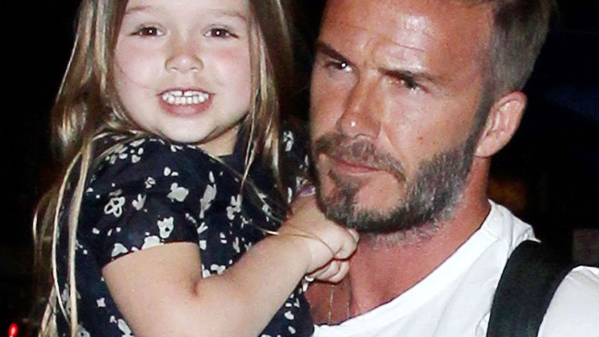 David Beckham und Harper Seven Beckham