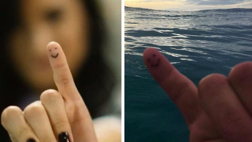 Demi Lovatos und Luke Rockholds Finger