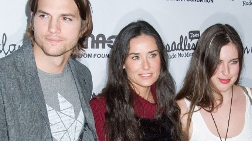 Ashton Kutcher, Demi Moore und Scout LaRue Willis