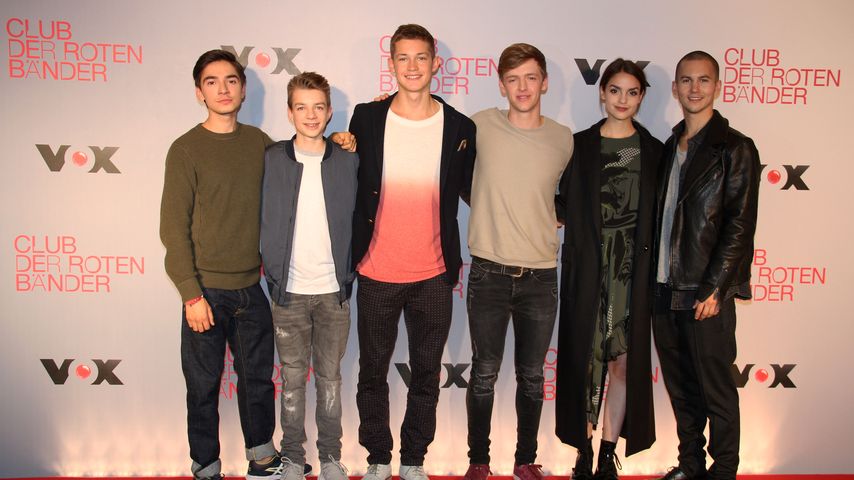 Der Cast von "Club der roten Bänder" bei einem Fototermin im Oktober 2016 in Köln