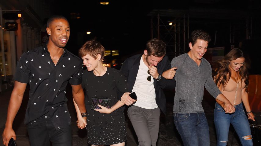Jamie Bell, Kate Mara, Michael B. Jordan und Miles Teller
